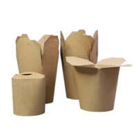 Kraft Paper Takeout Food Noodle Boxes Kraft Paper Takeout Food Noodle Boxes