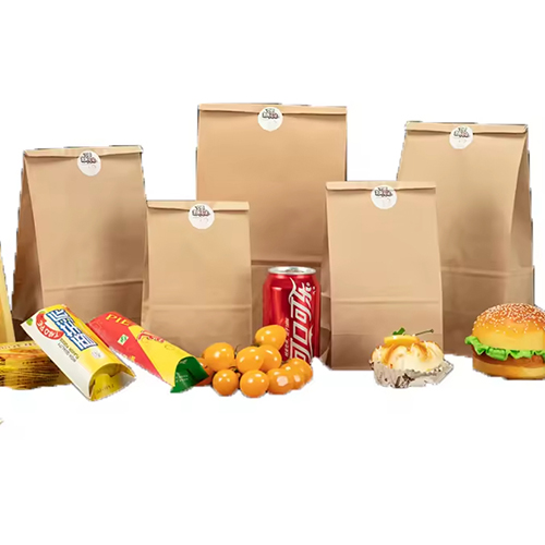 Lunch Flat Bottom Bread Paper Bag Without Handle (2) Lunch Flat Bottom Bread Paper Bag Without Handle