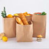 Lunch Flat Bottom Bread Paper Bag Without Handle (3) Lunch Flat Bottom Bread Paper Bag Without Handle