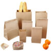Lunch Flat Bottom Bread Paper Bag Without Handle (4) Lunch Flat Bottom Bread Paper Bag Without Handle