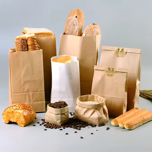 Lunch Flat Bottom Bread Paper Bag Without Handle (5) Lunch Flat Bottom Bread Paper Bag Without Handle