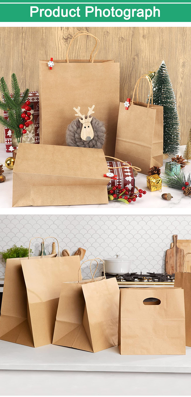 Lunch Flat Bottom Bread Paper Bag Without Handle