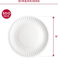 Paper Party Plates Disposable (2) Paper Party Plates Disposable