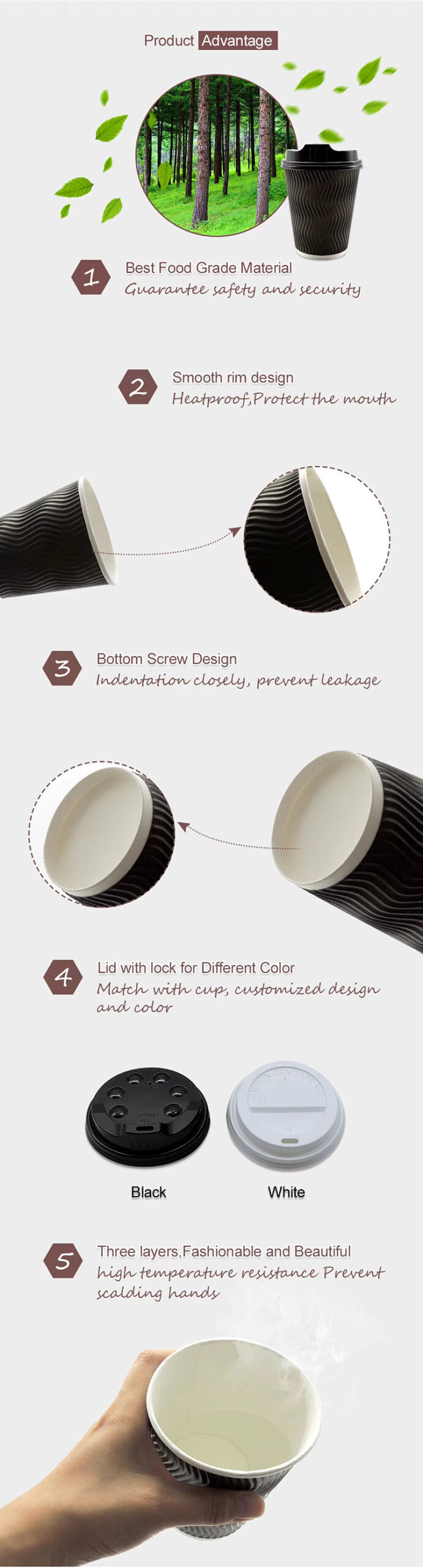 Ripple Wall Decorative Paper Cups Custom Logo 7 Scaled