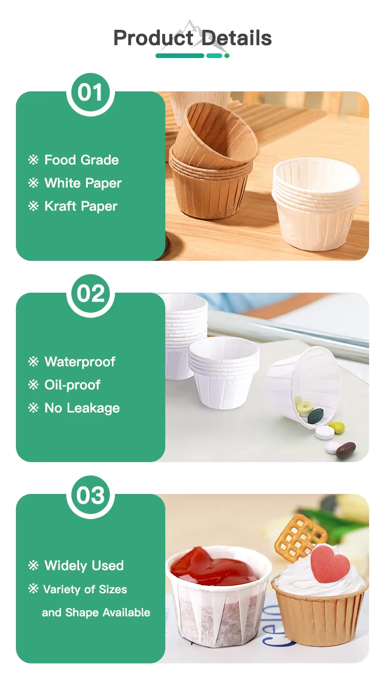 Souffle Portion Cup 2oz Craft Paper Cups