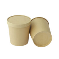 Take Away Paper Noodle Bowl Hot Soup Bowl with Lid (2) Take Away Paper Noodle Bowl Hot Soup Bowl With Lid