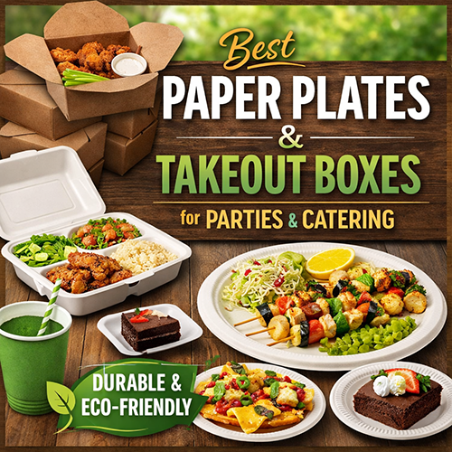 The Best Paper Plates and Boxes for Parties and Catering