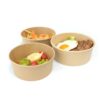 1100ml Leakproof Round Paper Salad Bowl