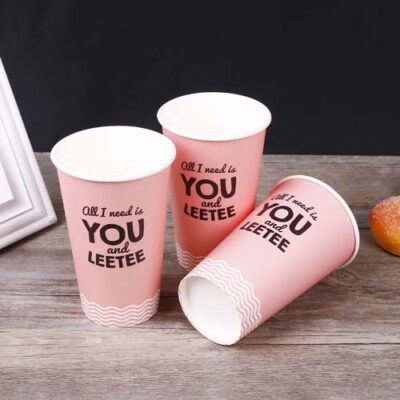 16oz Disposable Cold Drink Paper Cups