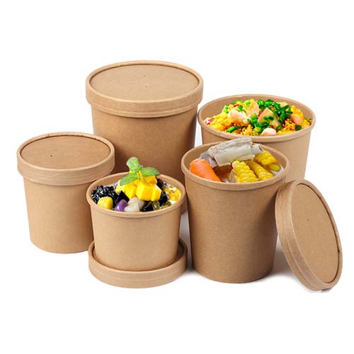 16oz Soup Paper Bowl with Lid