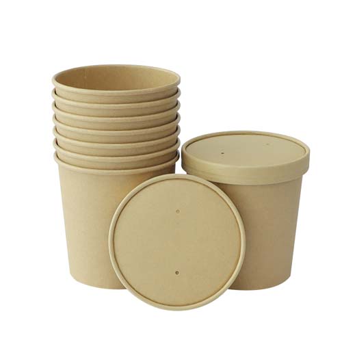 16oz Soup Paper Bowl with Lid