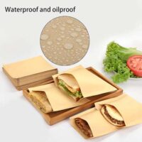 22x22cm Sandwich Disposable Paper Bags 22x22cm Sandwich Disposable Paper Bags