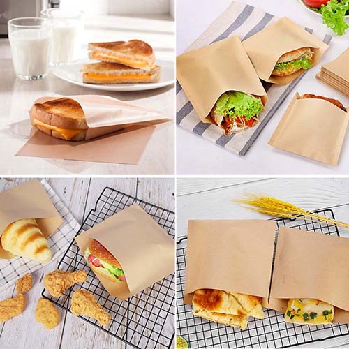 22x22cm Sandwich Disposable Paper Bags