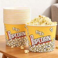 64oz Large Popcorn Kraft Bucket 64oz Large Popcorn Kraft Bucket