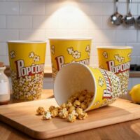 64oz Large Popcorn Kraft Bucket 64oz Large Popcorn Kraft Bucket