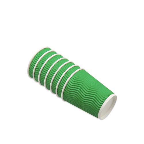 8oz 90mm Ripple Wall Paper Cups