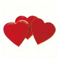 8oz Heart-Shaped Paper Plates 8oz Heart-Shaped Paper Plates