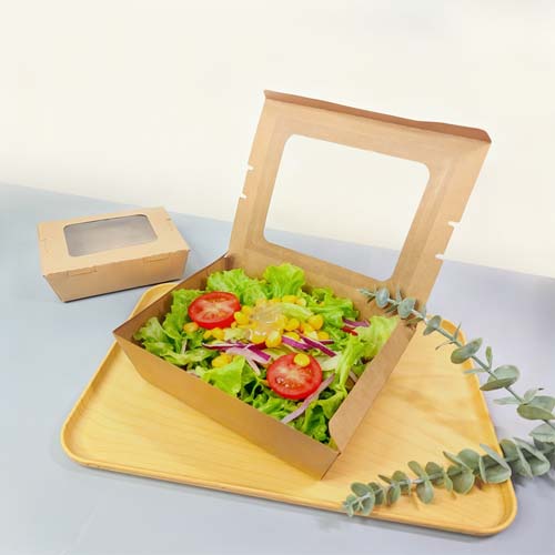 900ml Paper Food Box with Window