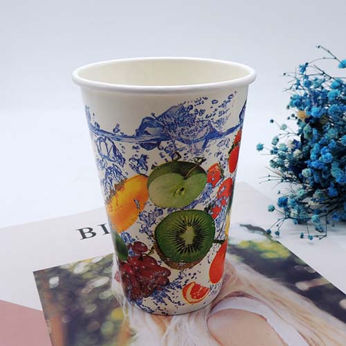 Biodegradable 22oz Cold Drink Paper Cups