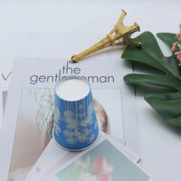 Blue 12oz Single-wall Paper Hot Cup Blue 12oz Single-wall Paper Hot Cup