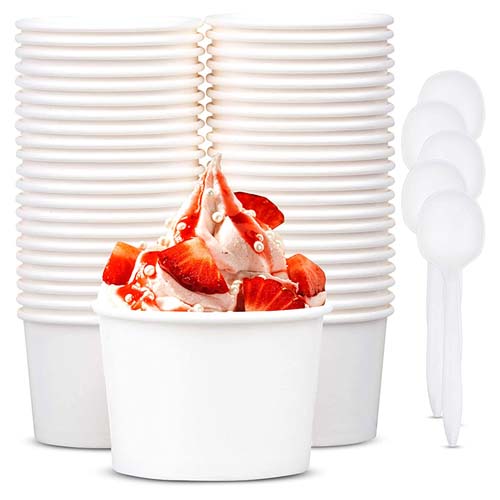 Bulk 16oz Large Ice Cream Paper Cups