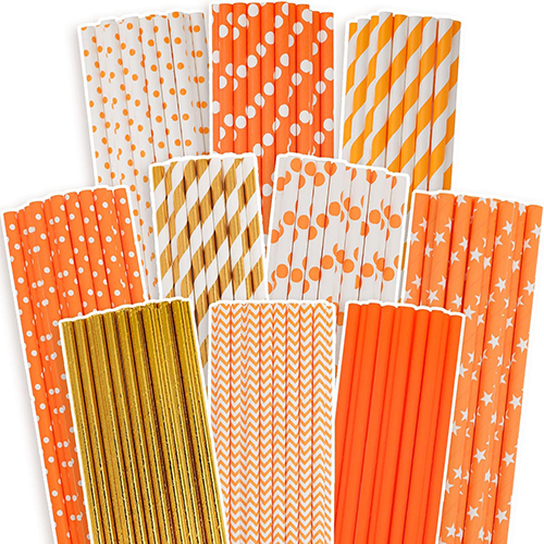 Colorful Party Paper Straws