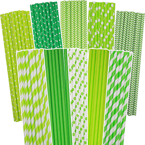 Colorful Party Paper Straws