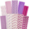 Colorful Party Paper Straws