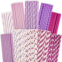 Colorful Party Paper Straws Colorful Party Paper Straws