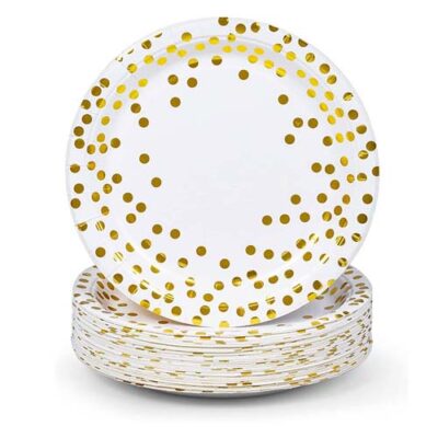 Disposable Party 9 Inch Paper Plates
