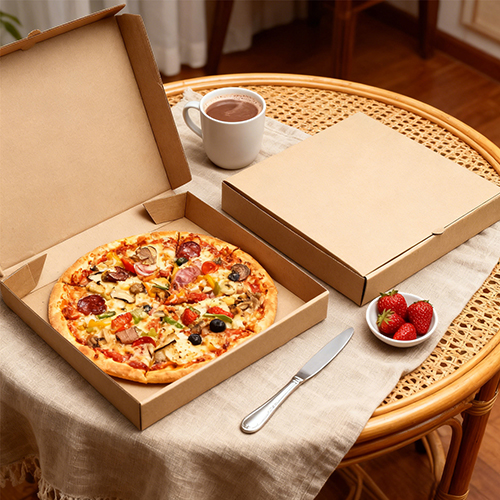 Kraft Paper Pizza Boxes for Restaurants