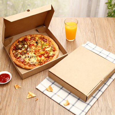 Kraft Paper Pizza Boxes for Restaurants