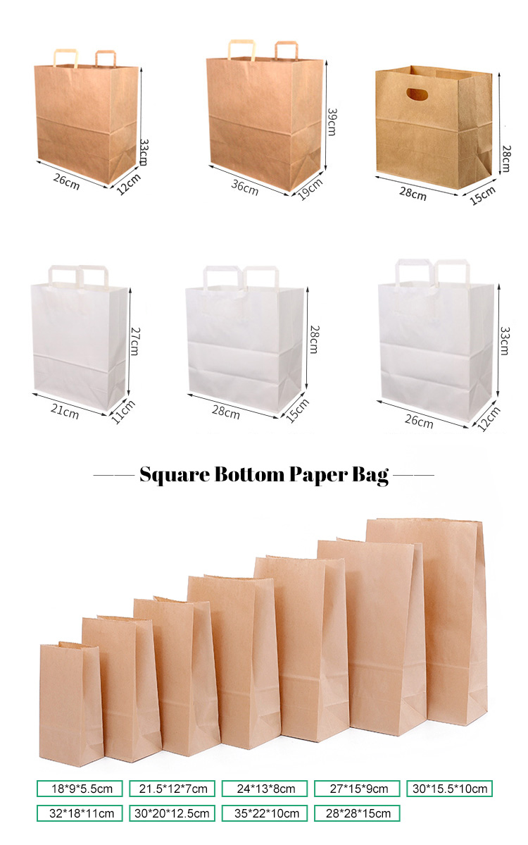Paper Bags Wholesale Food Packaging