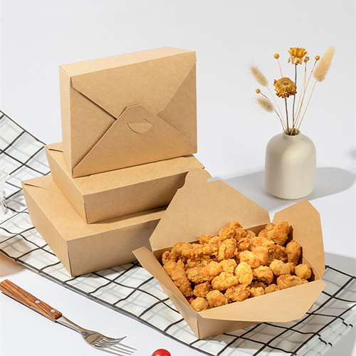 Recyclable Disposable Paper Food Boxes