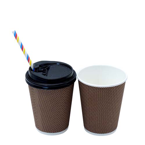 Recyclable Ripple Cups with Custom Logo