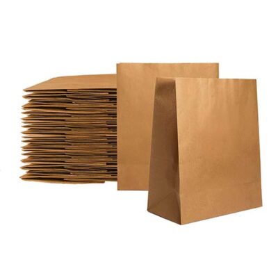 Square Bottom Kraft Paper Bags 27x15x9cm