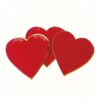 Valentine Wedding Heart-Shaped Paper Plates