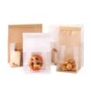White Eight-Sided Sealed Paper Bags