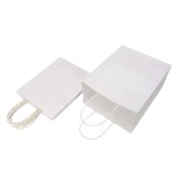 White Kraft Paper Bag 33x26x12cm White Kraft Paper Bag 33x26x12cm