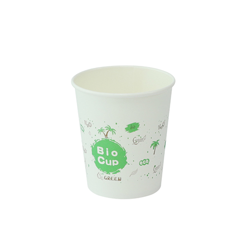 White Plastic-Free Paper Drinking Cups