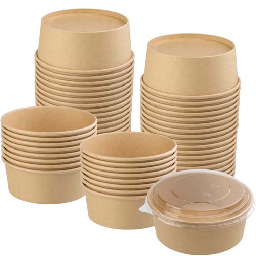 1000ml Leakproof Salad Paper Bowl