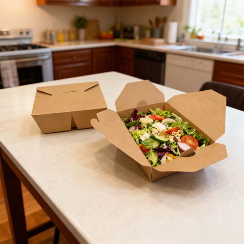 1480ml Leakproof Paper Food Box