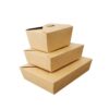 1600ml Large Kraft Meal Box