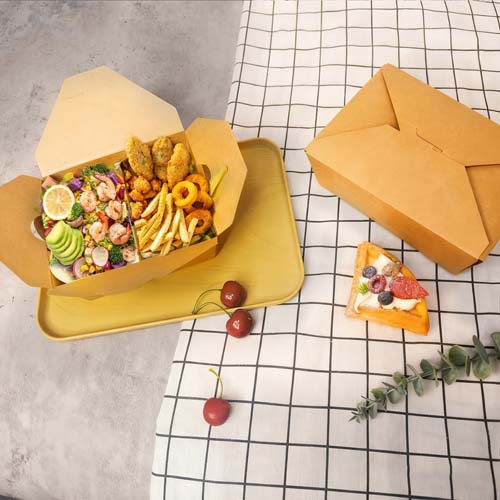 1600ml Large Kraft Meal Box