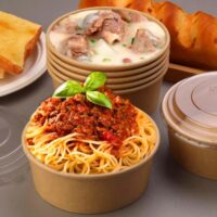 500ml Round Kraft Salad Bowl 500ml Round Kraft Salad Bowl