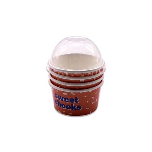 8oz Ice Cream Cup with Lid