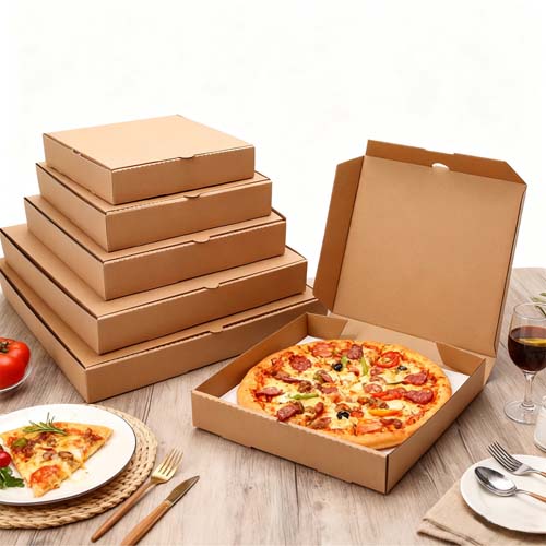 Kraft Paper 9 Inch Pizza Box