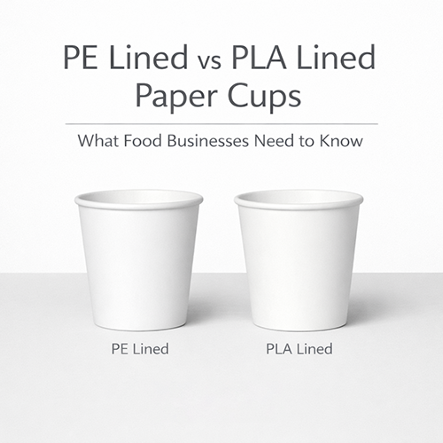 PE Lined vs PLA Lined Paper Cups What Food Businesses Should Know