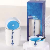 Paper Ashtray Blue Smokeless Sand