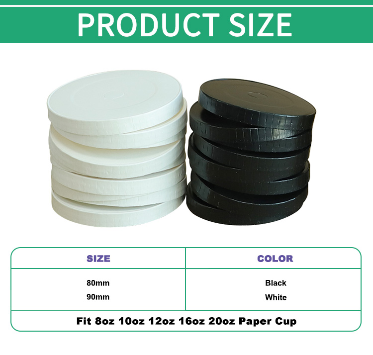 Paper Lid for 12oz Cup
